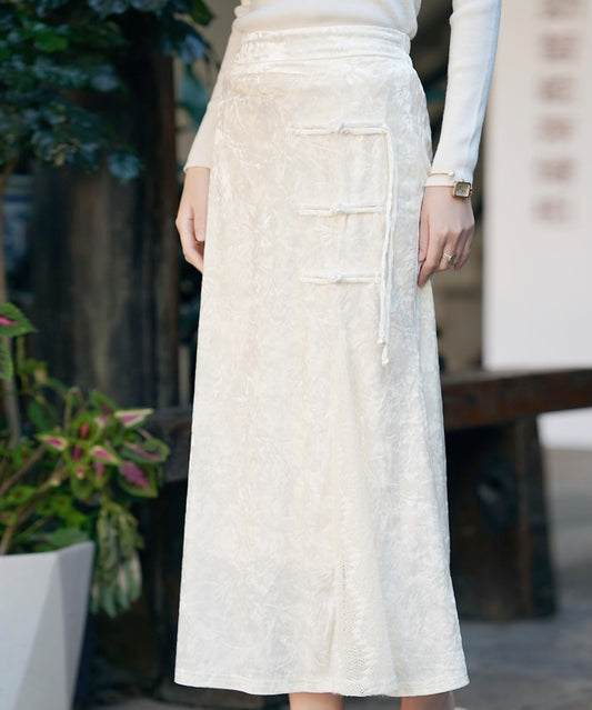 Miri 's Oriental Velvet Elastic Skirt