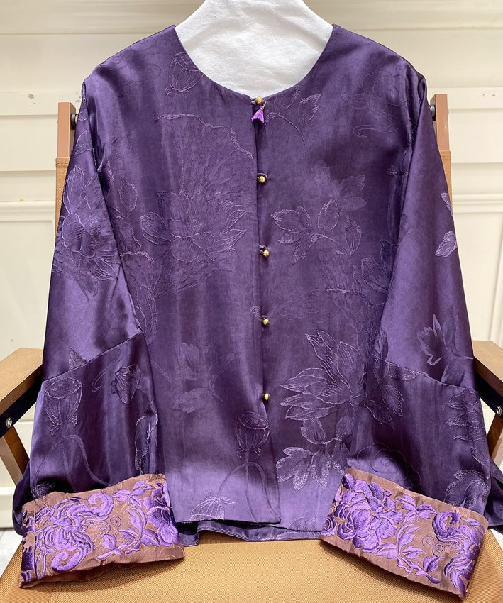Imperial Plum Cheongsam Jacket