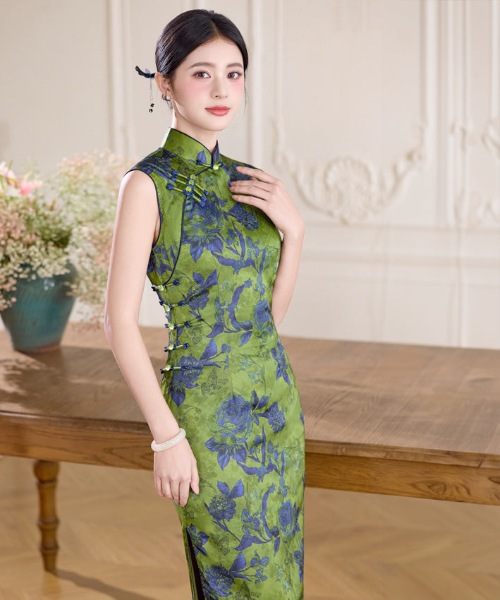 Ru'An Sleeveless Maxi Cheongsam