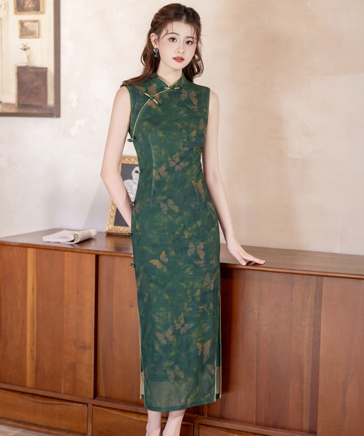 Green Butterfly Cheongsam
