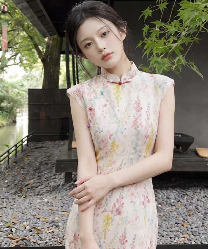 Cheongsam Wisteria Pastel