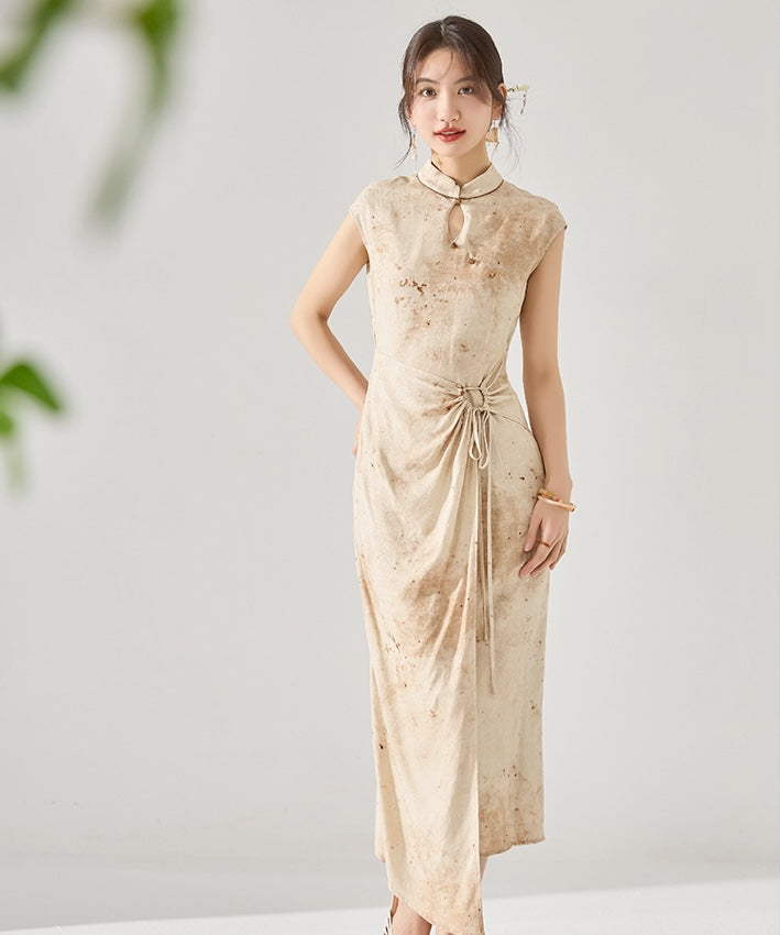 Yuna Draped Modern Cheongsam