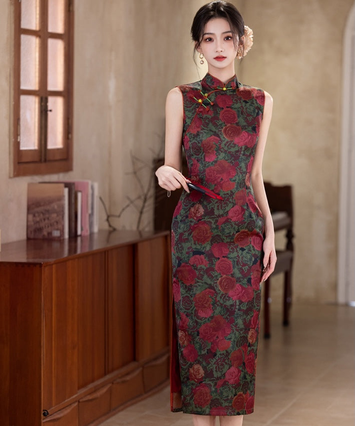 Cordelia Crimson Cheongsam