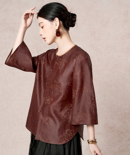 Mulberry Bloom Silk Top