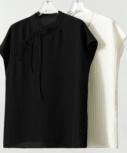 Ivory Whisper Silk Oriental Top