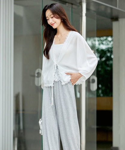 Cloud Lace Tie Jacket