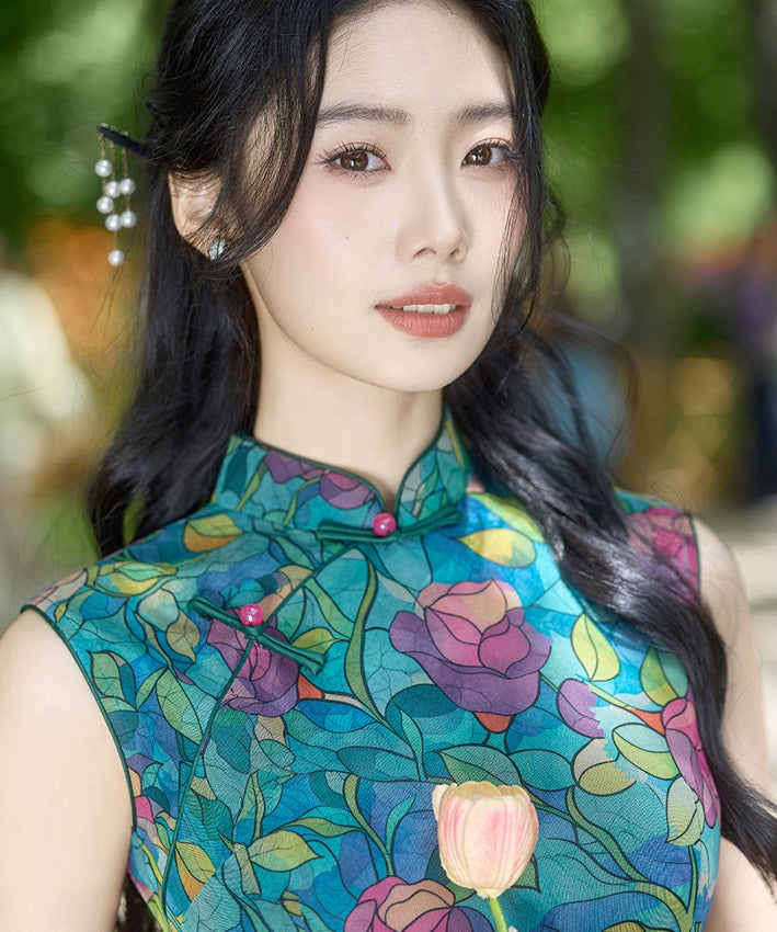 Rosavelle Mosaic Cheongsam