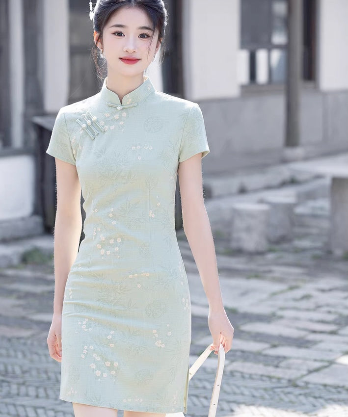 Spring Summer Petite Cheongsam