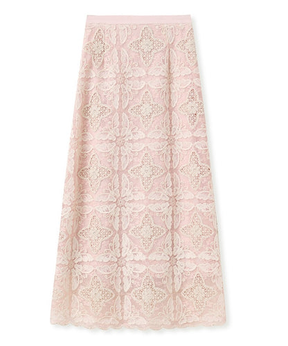 Serenelle Blush Lace Cheongsam Set