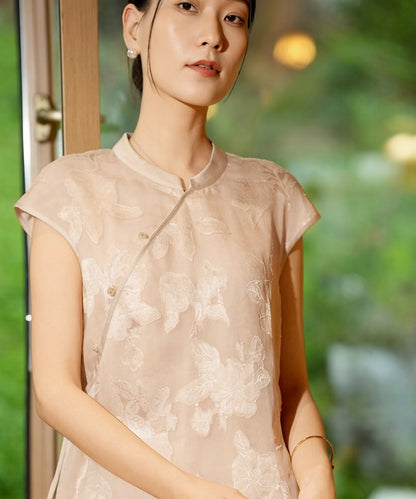 Chuer's Silk Cheongsam Dress