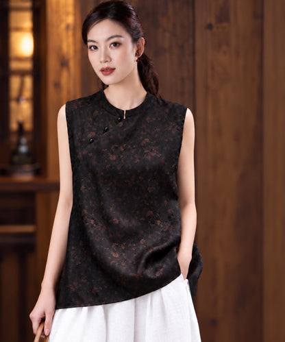 Limited Edition ♡ Burnished Cheongsam Silk Top