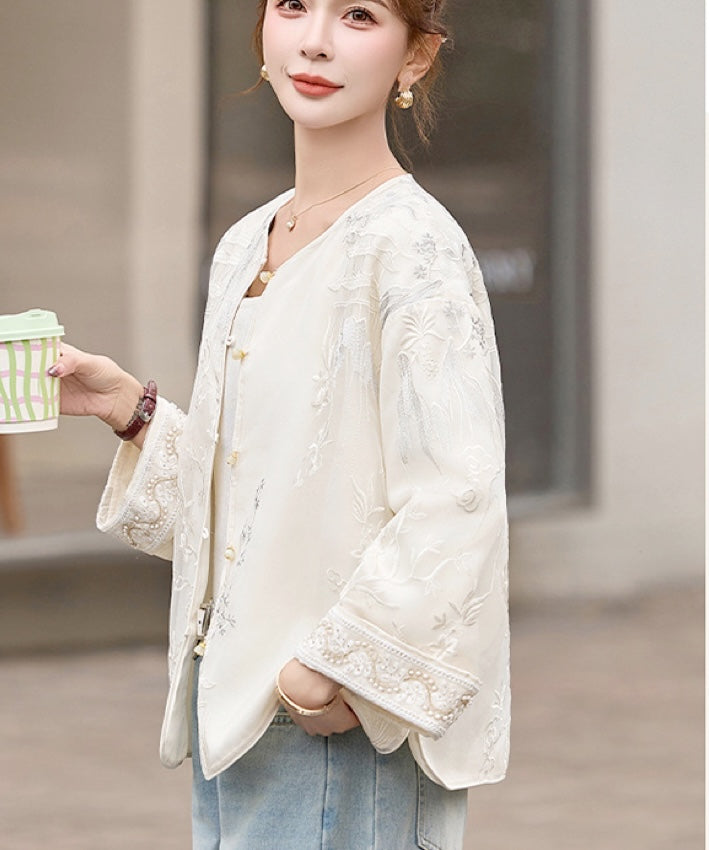 Serena Ivory Cheongsam Jacket