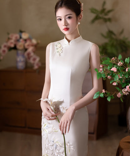 Grüner Jade-Mosaik-Cheongsam