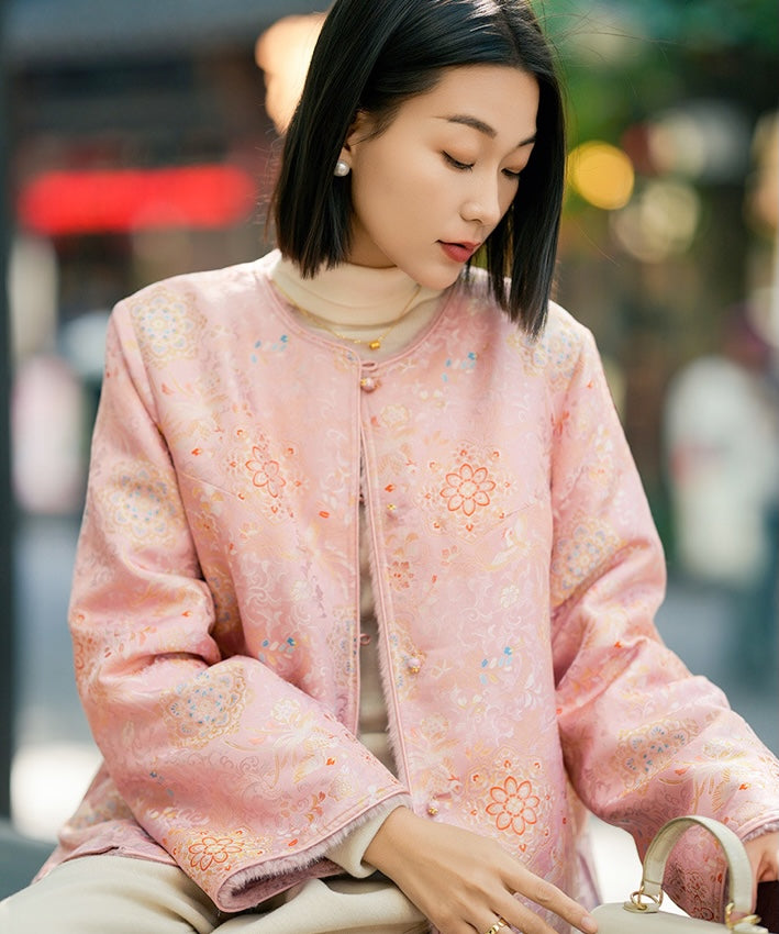 Song Brocade Reversible Winter Cheongsam Jacket