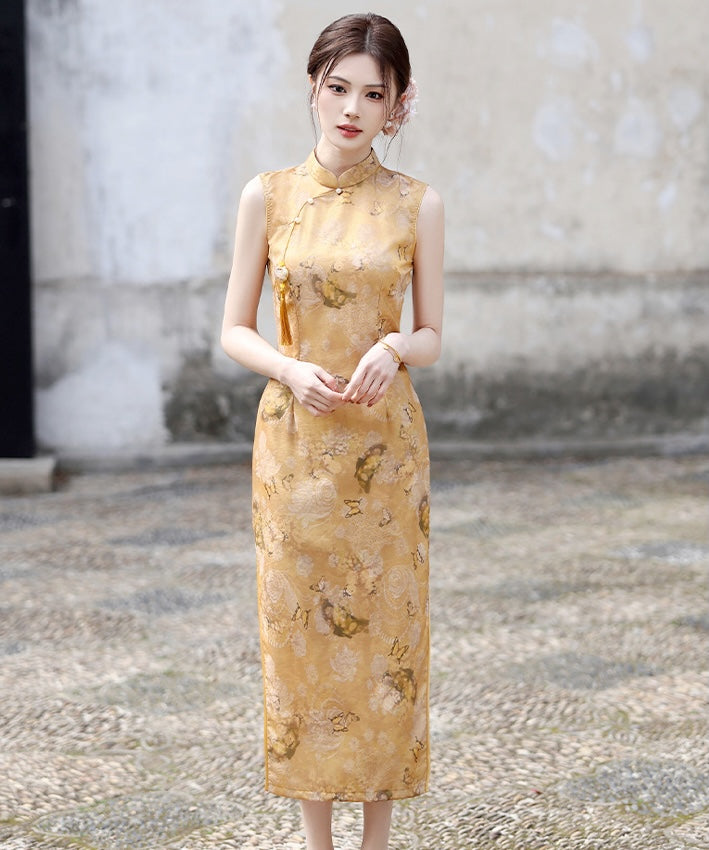 Cheongsam Aurielle Gold