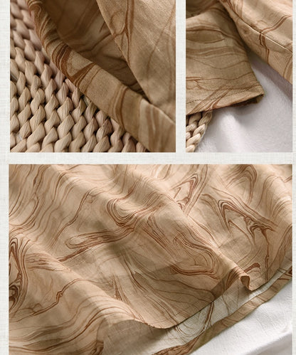 Lila Marble-Print Cheongsam