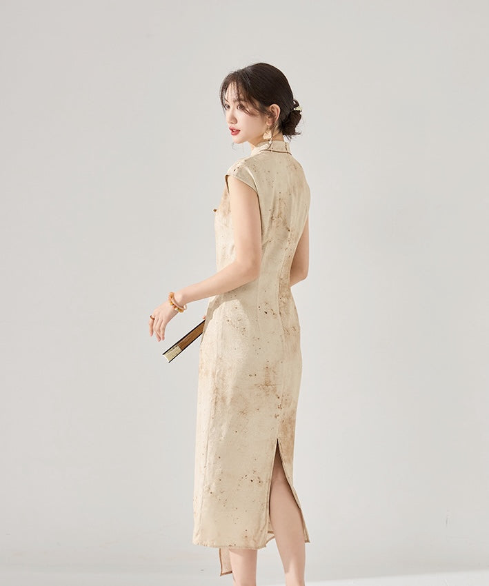 Yuna Draped Modern Cheongsam