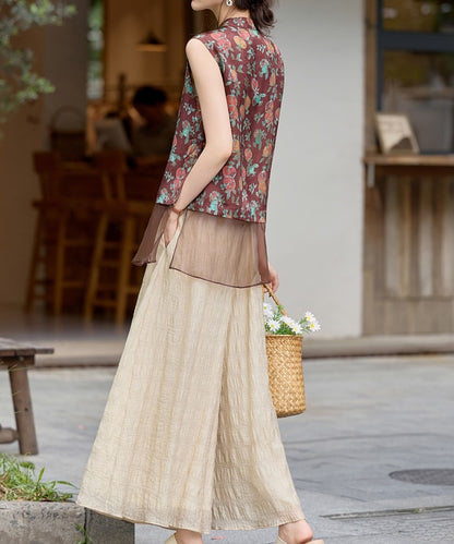 Cordelia Cheongsam Top & Pants Set