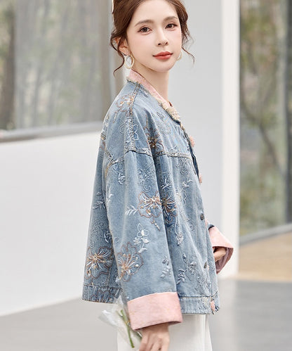 Liora Cheongsam Denim Jacket