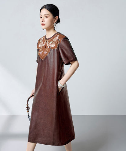 Courtyard Echo Oriental Silk Dress