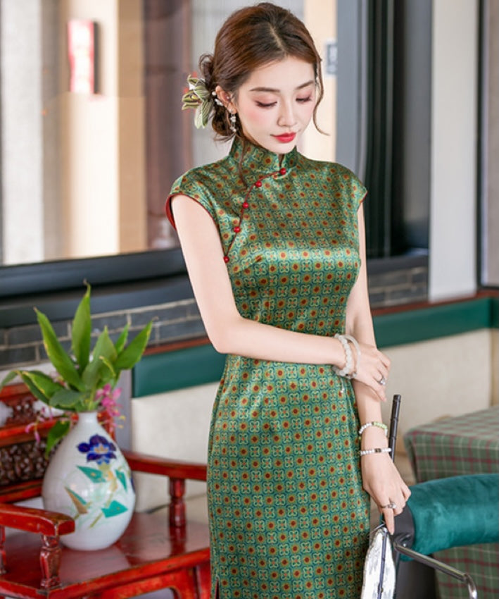 Jade Mosaic Cheongsam