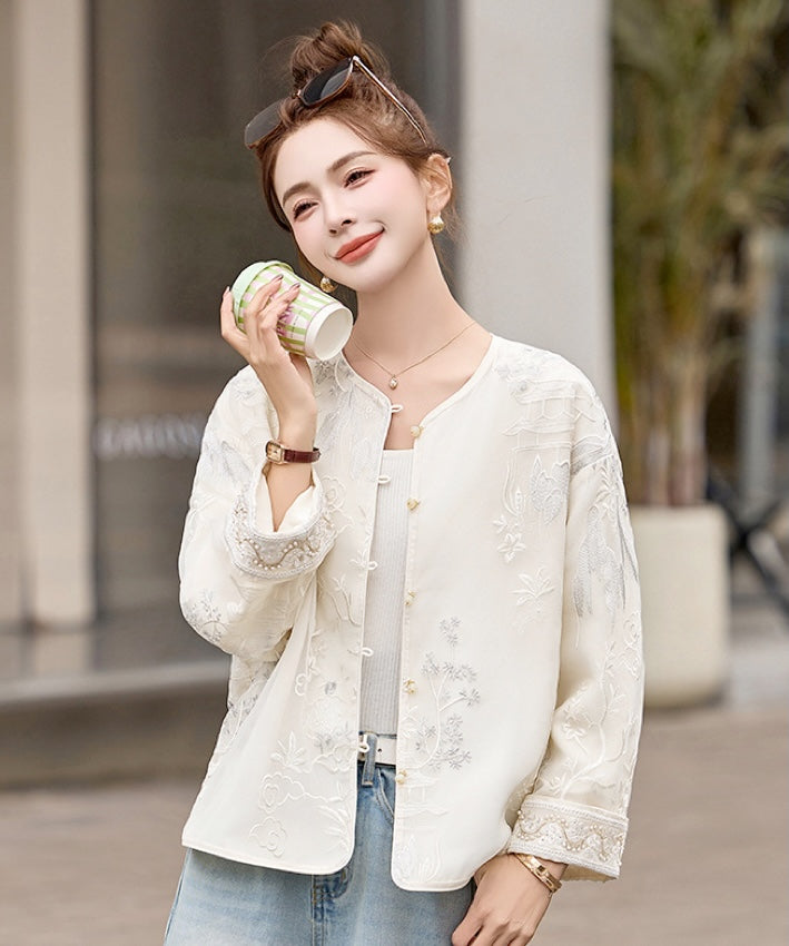 Serena Ivory Cheongsam Jacket