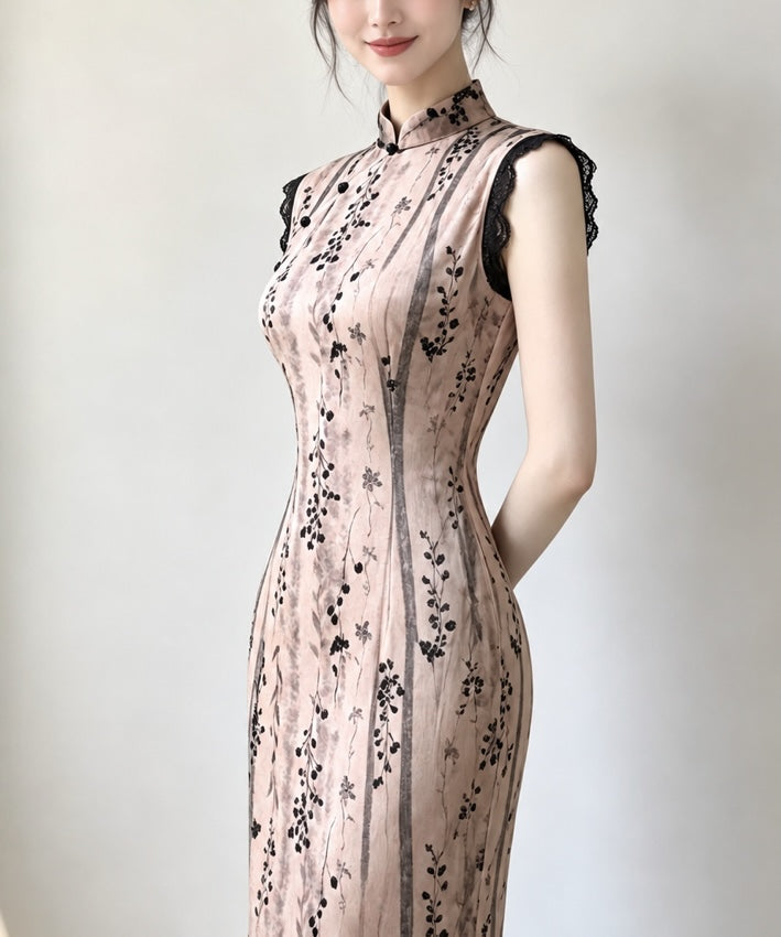 Rosewood Vine Cheongsam