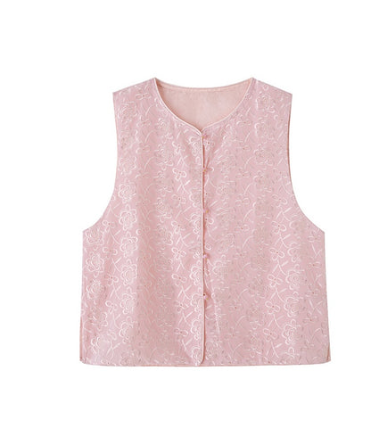 Rosé Whisper Two-Piece Cheongsam Set