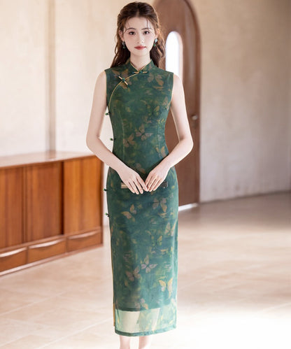 Green Butterfly Cheongsam