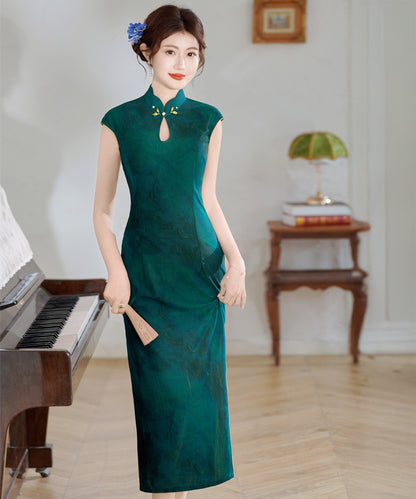 Emerald Poise Cheongsam