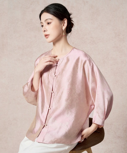Pink Opaline Silk Top