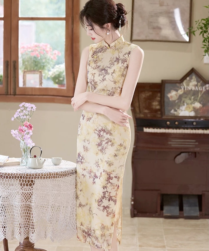 Aureline Mist Cheongsam