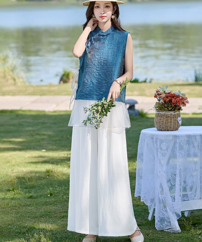 Ensemble Haut et Pantalon Azure Whisper