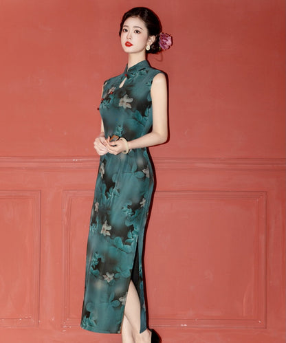 Emerald Peony Heirloom Cheongsam