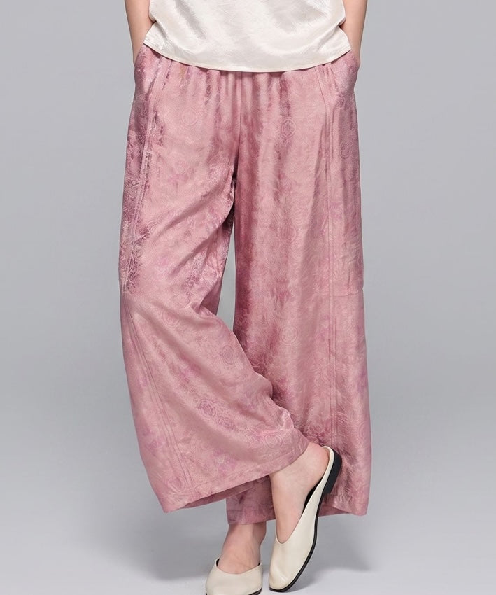 Seyan Jacquard Wide-Leg Pants