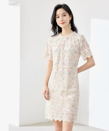 Celeste Floral Lace Dress