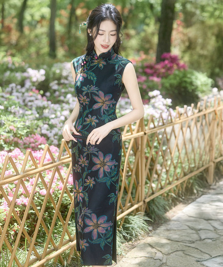 Noir Fleur Cheongsam