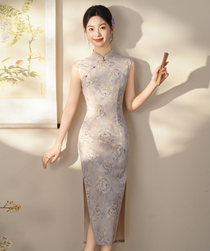 Lavender Rose Cheongsam