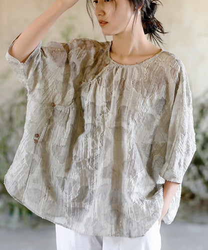 Willow Mist Modern Oriental Top