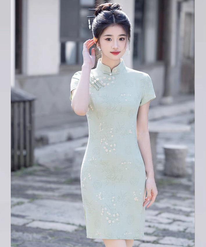 Spring Summer Petite Cheongsam