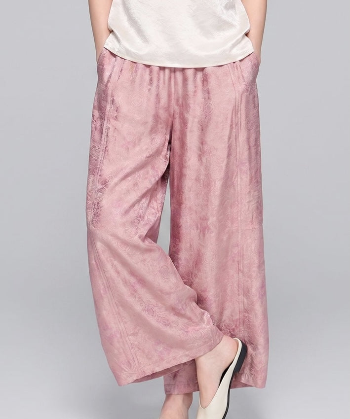 Jade Whisper Wide-Leg Pants