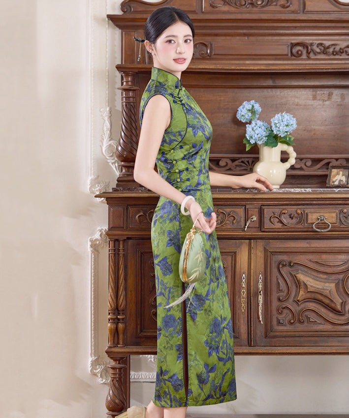 Ru'An Sleeveless Maxi Cheongsam