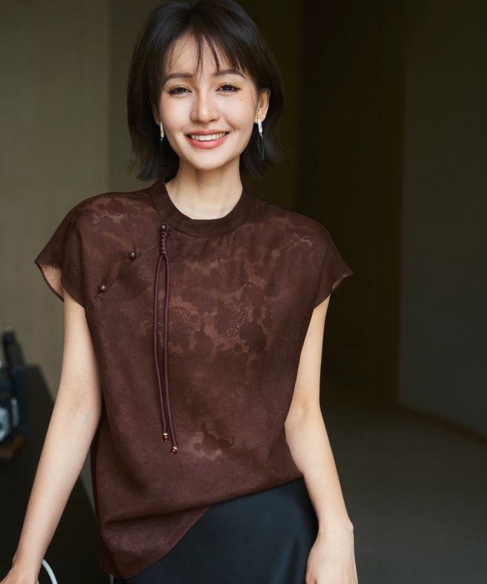 골든 레버리 실크 오리엔탈 탑