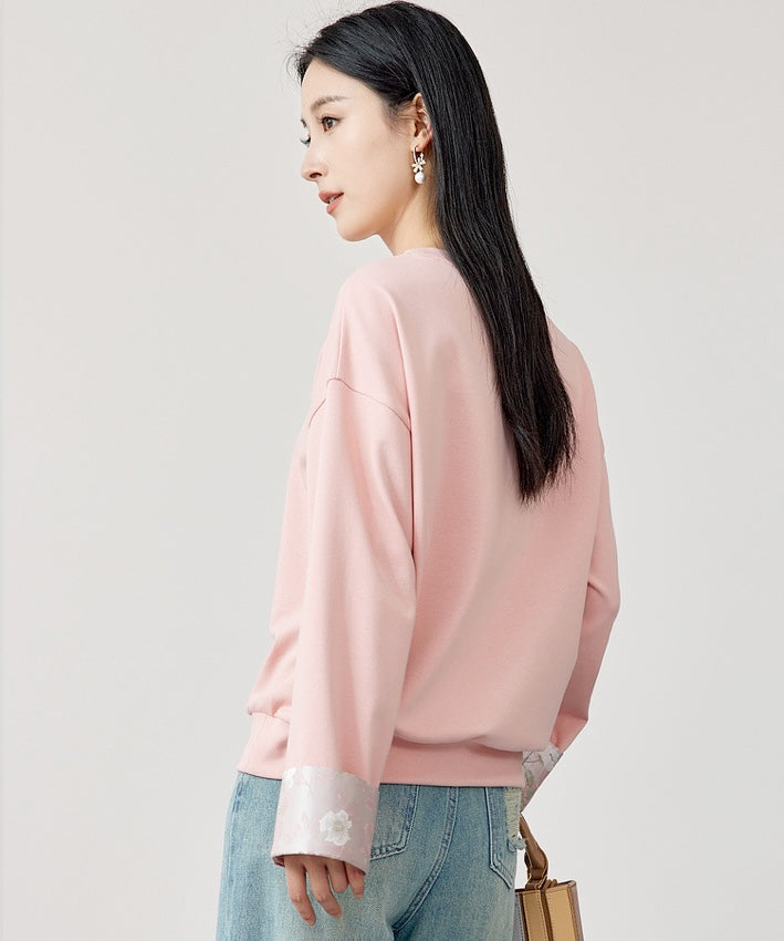 Sakura Pink Oriental Jumper