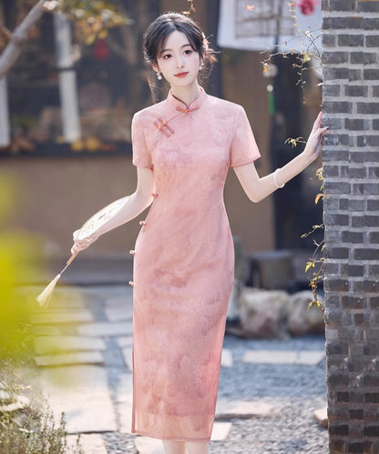 Xiao Fen Fen Pink Cheongsam