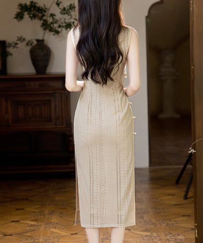 Vanilla Grace Knit Cheongsam