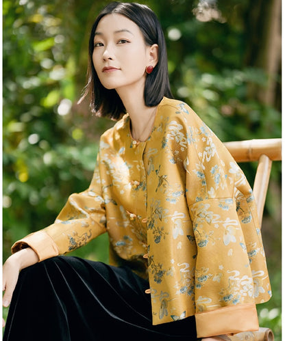 Royal Empress Yellow Oriental Jacket