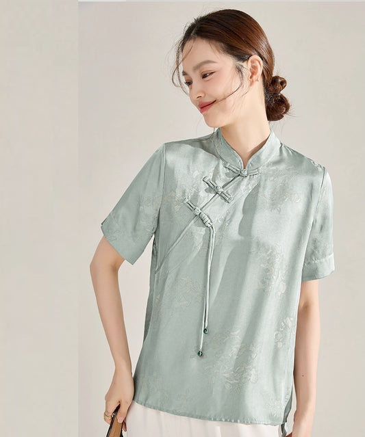 Light Jade Cheongsam Top