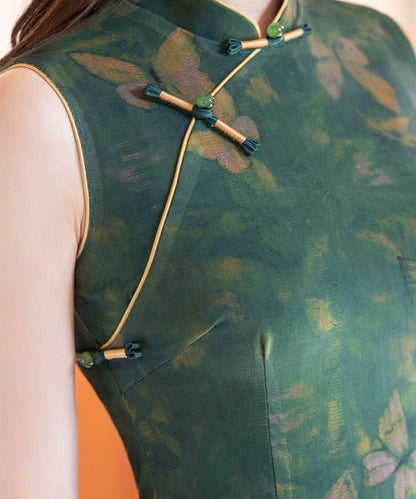 Green Butterfly Cheongsam