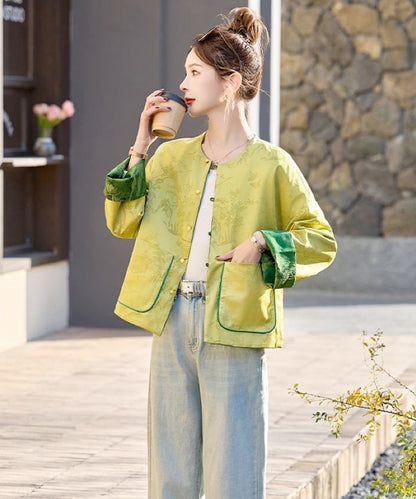 Verdant Charm Cheongsam Jacket